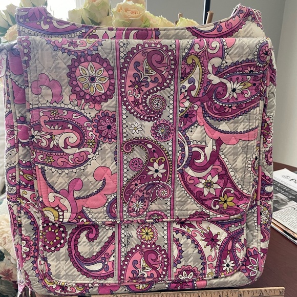 Vera Bradley Crossbody bag, large,pink paisley - Picture 6 of 6